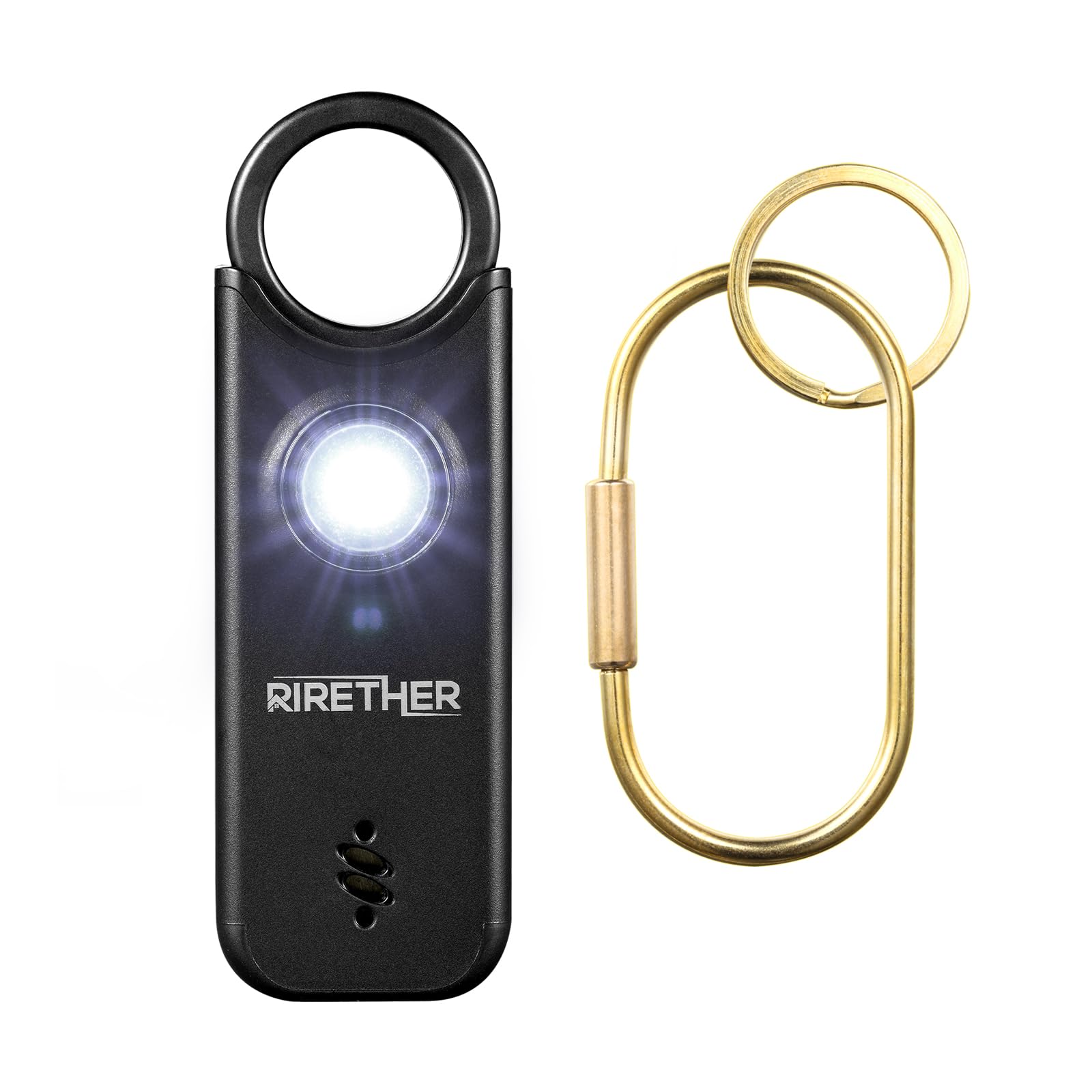 Personal Alarm For Women, Men, Kids, 2023 Upgraded Vibration Sensing Alarm, Elderly Protection Self Defense Siren With Strobe Le